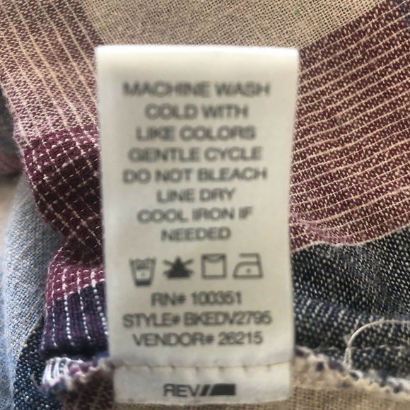 BKE Buckle shirt button up plaid Eased Medium - Picture 11 of 11